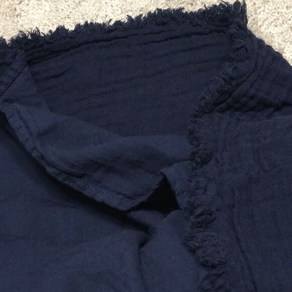 Three Dots double gauge navy short skirt. NWOT - Picture 7 of 7
